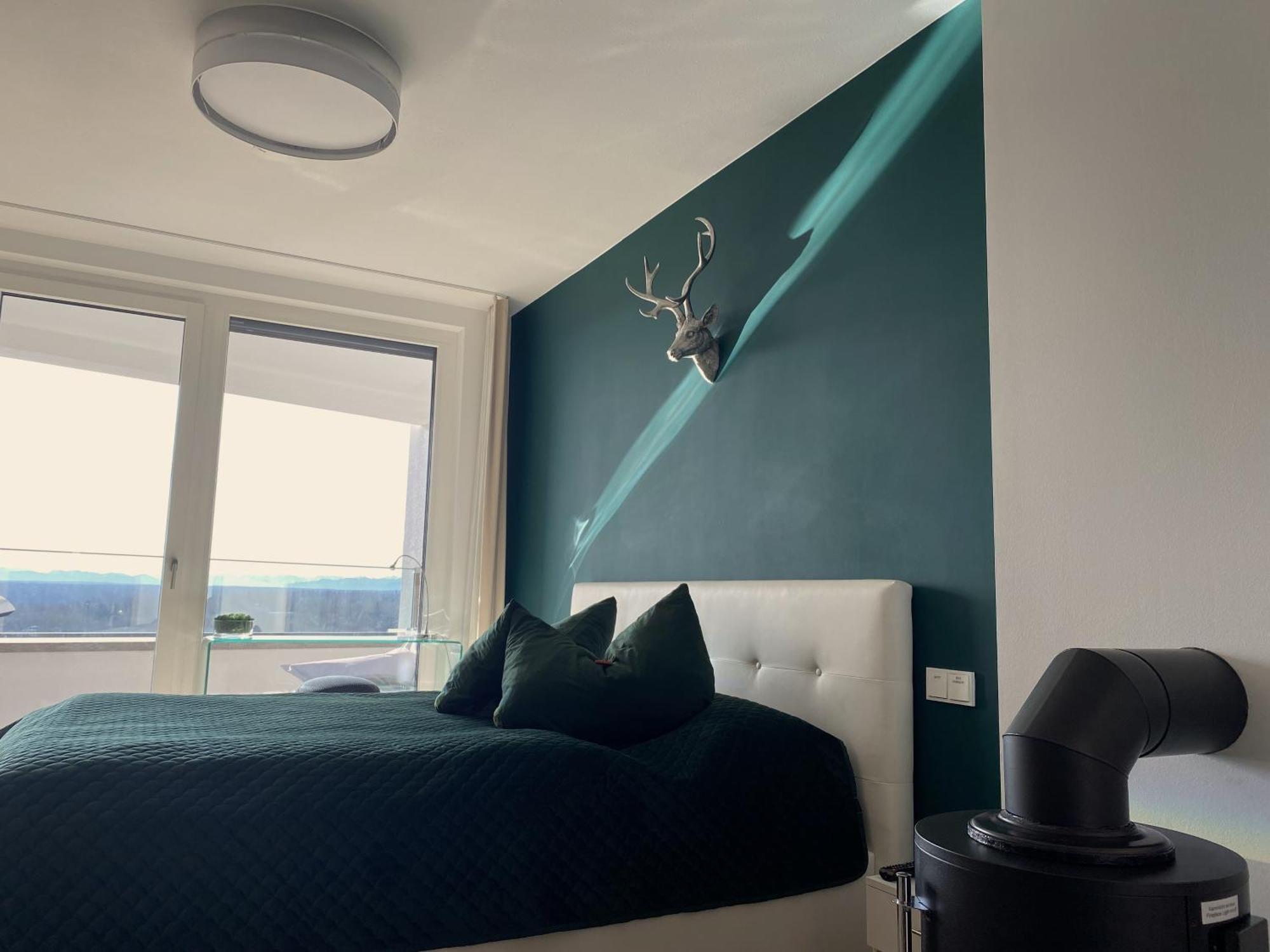 Alpen-Panorama Suite - Einzigartige Privatsuite Hoch Ueber Muenchen, 12Tes Og, Alpenblick, Loggia, Whirlpool, 15 Minuten Zum Zentrum, Ruhe Und Erholung In Der Stadt Muenchen Fuer Privat Und Geschaeftlich Reisende Zewnętrze zdjęcie